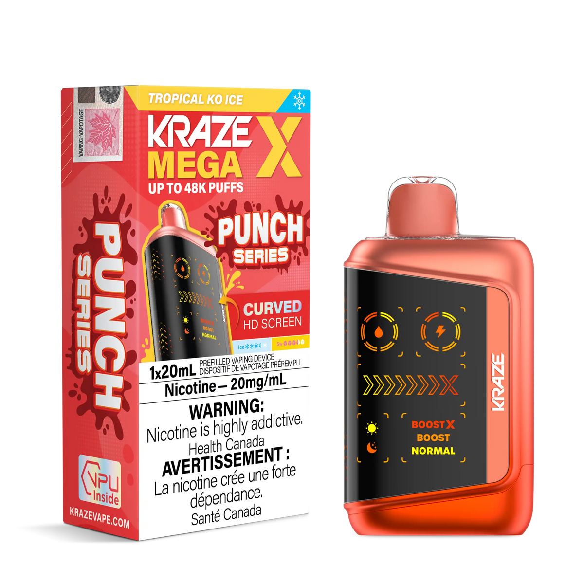 Tropical KO Ice Kraze Mega X - Disposable 48K by KRAZE