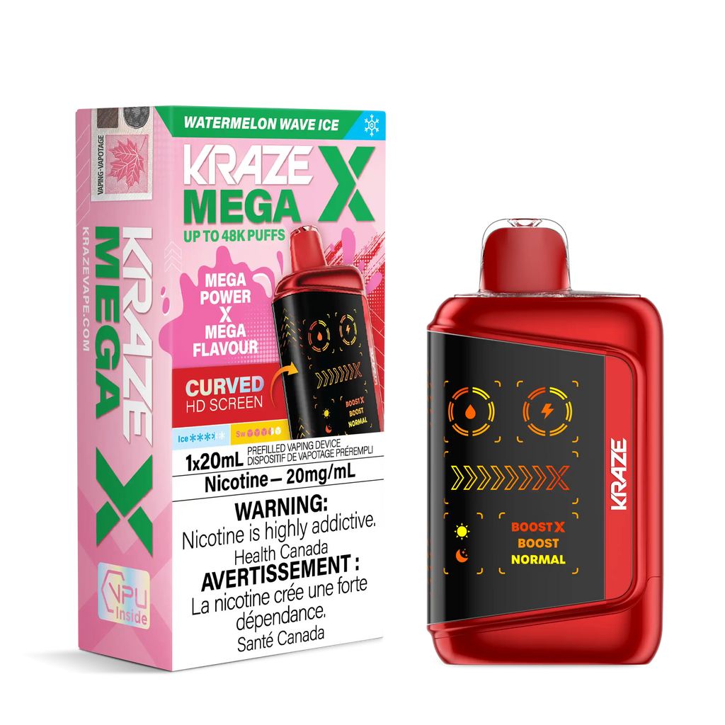 Watermelon Wave Ice Kraze Mega X - Disposable 48K