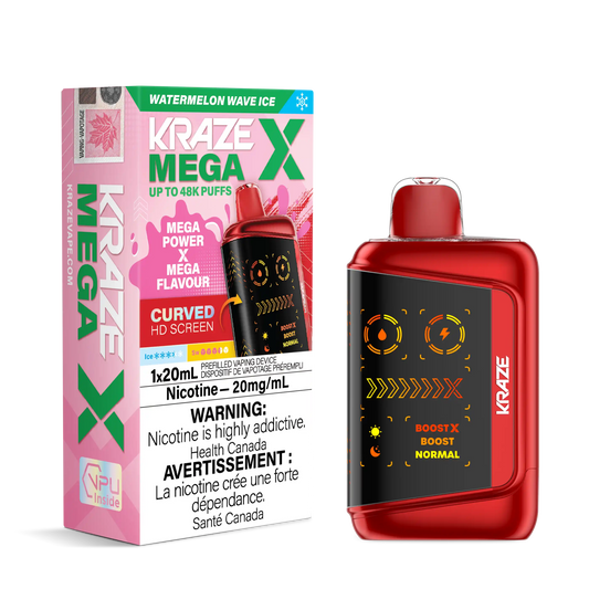 Watermelon Wave Ice Kraze Mega X - Disposable 48K