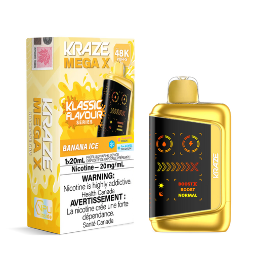 Banana Ice Kraze Mega X - Disposable 48K