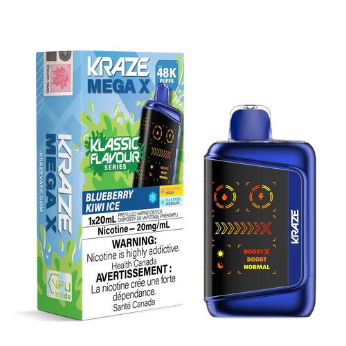 Blueberry Kiwi Ice Kraze Mega X - Disposable 48K
