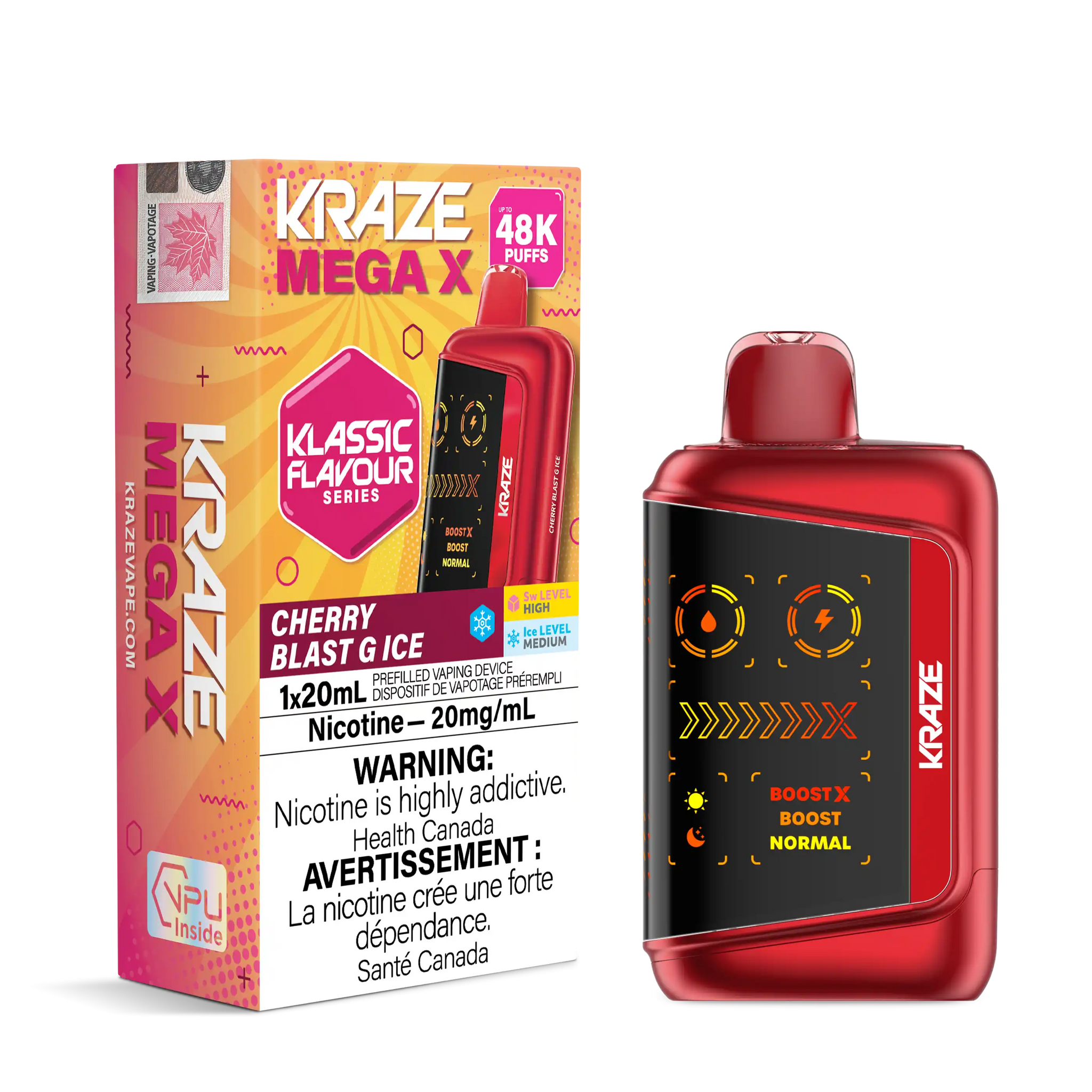 Cherry Blast G Ice Kraze Mega X - Disposable 48K