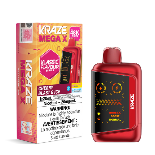 Cherry Blast G Ice Kraze Mega X - Disposable 48K