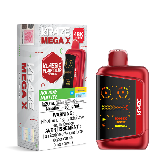 Holiday Mint Ice Kraze Mega X - Disposable 48K
