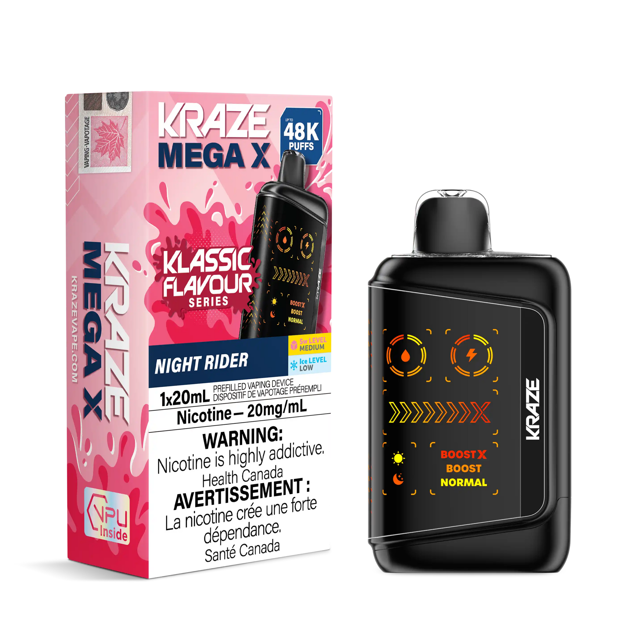 Night Rider Kraze Mega X - Disposable 48K