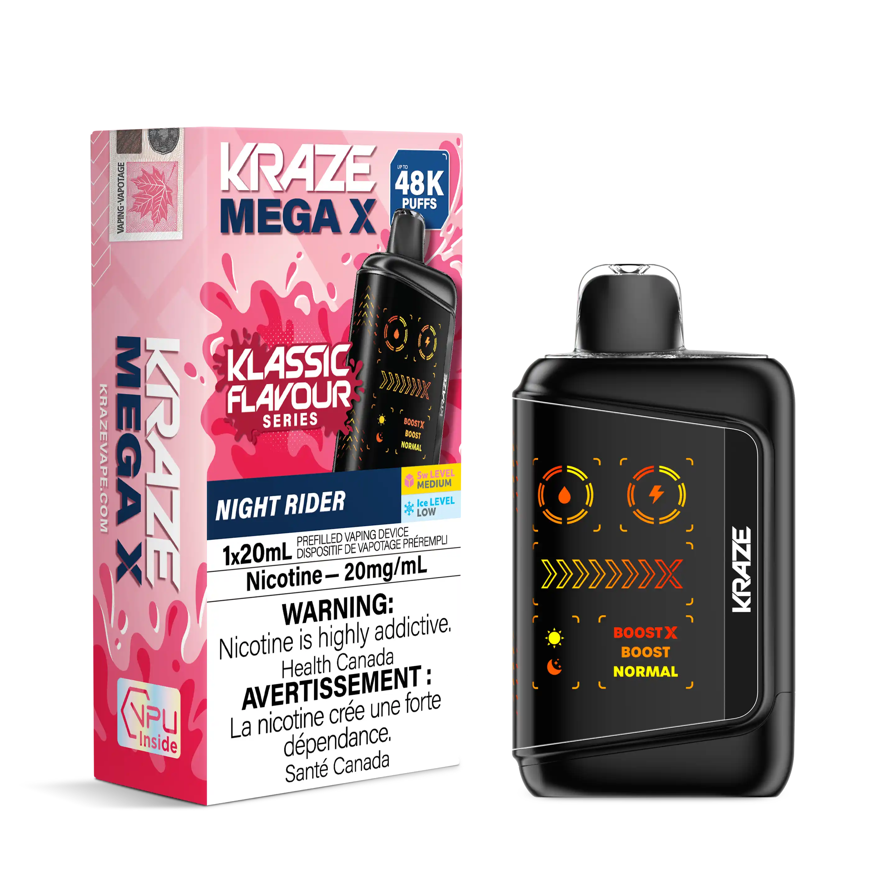 Night Rider Kraze Mega X - Disposable 48K