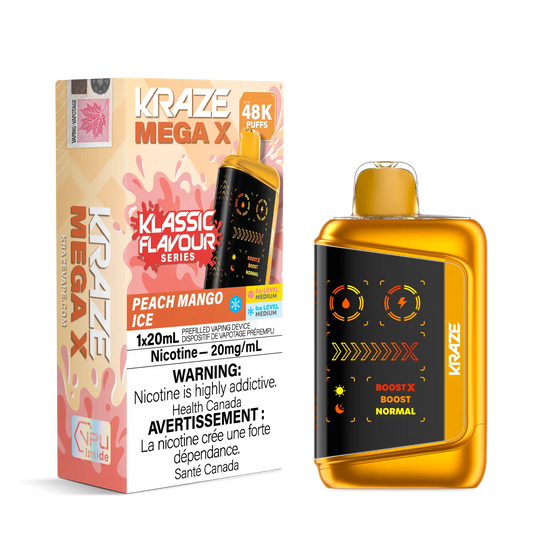 Peach Mango Ice Kraze Mega X - Disposable 48K