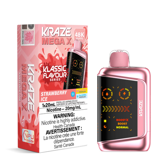 Strawberry Ice Kraze Mega X - Disposable 48K