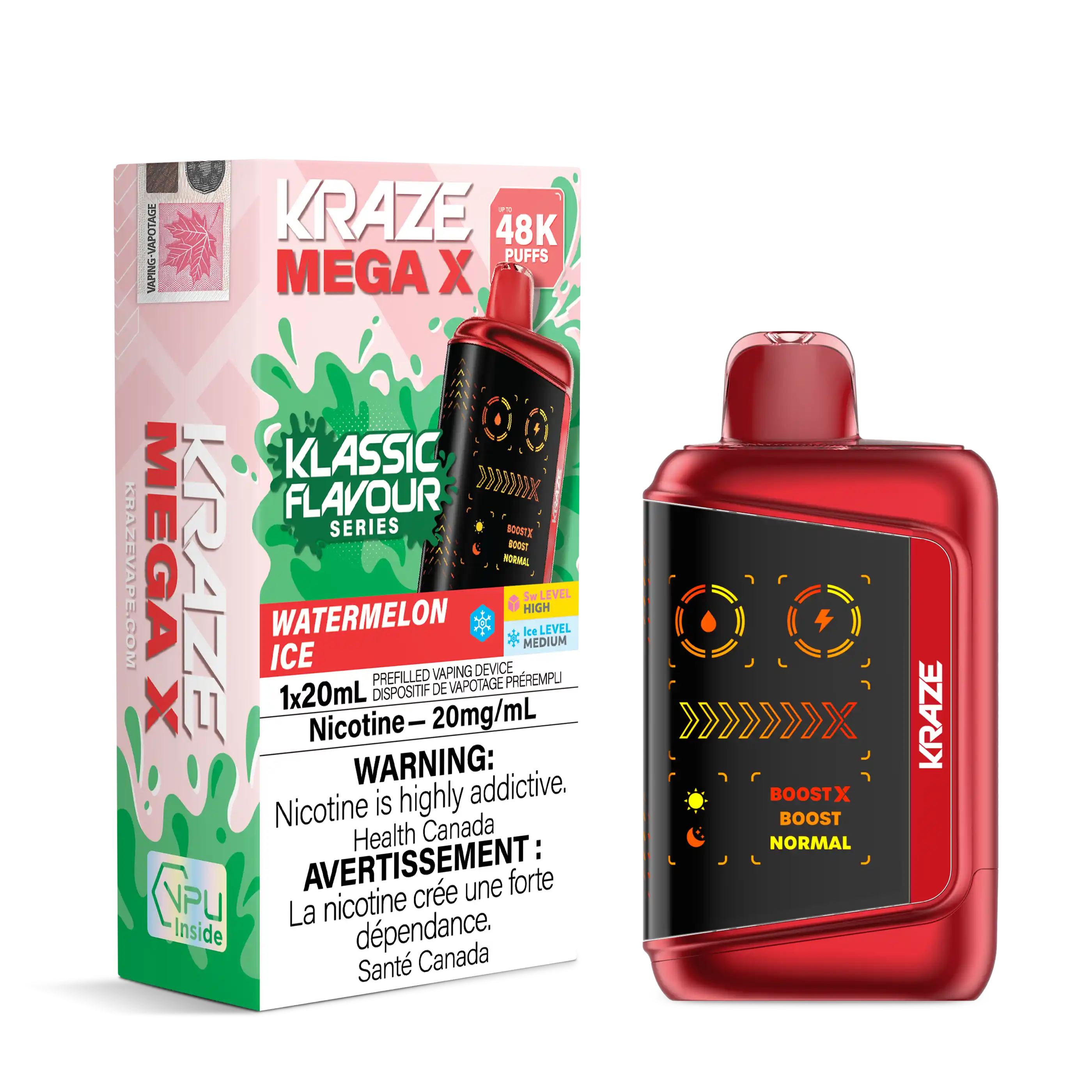 Watermelon Ice Kraze Mega X - Disposable 48K