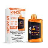 Kraze HD Mega - Peach Mango Ice