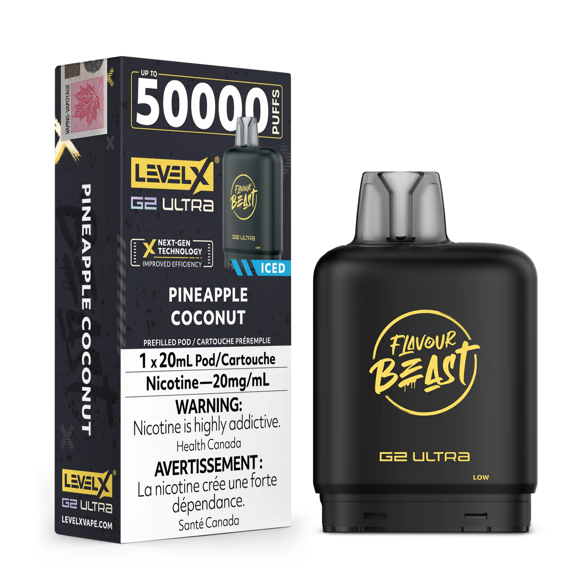 Pineapple Coconut Iced by Level X Flavour Beast G2 Ultra 50K