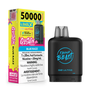 Gushin Blue Razz par Level X Flavour Beast G2 Ultra 50K