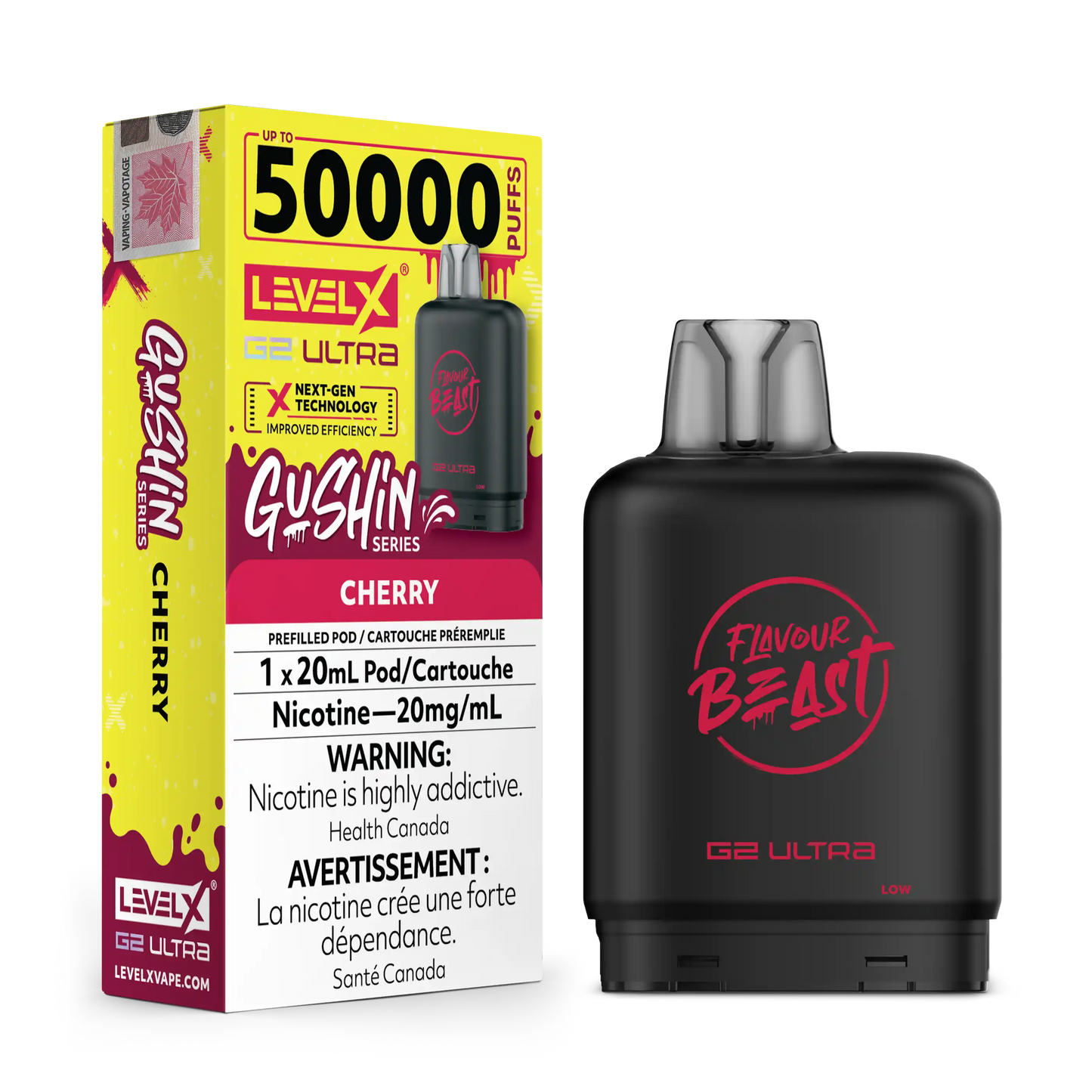 Gushin Cherry by Level X Flavour Beast G2 Ultra 50K