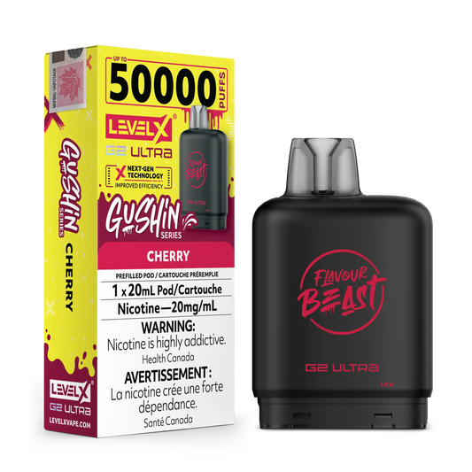 Gushin Cherry by Level X Flavour Beast G2 Ultra 50K