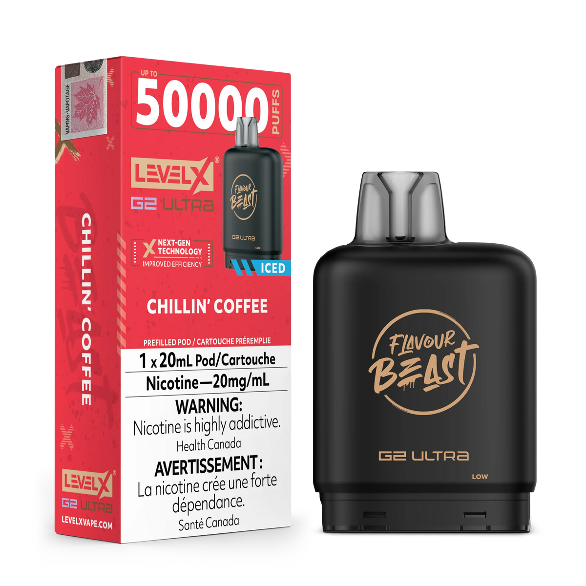 Chillin’ Coffee Iced by Level X Flavour Beast G2 Ultra 50K