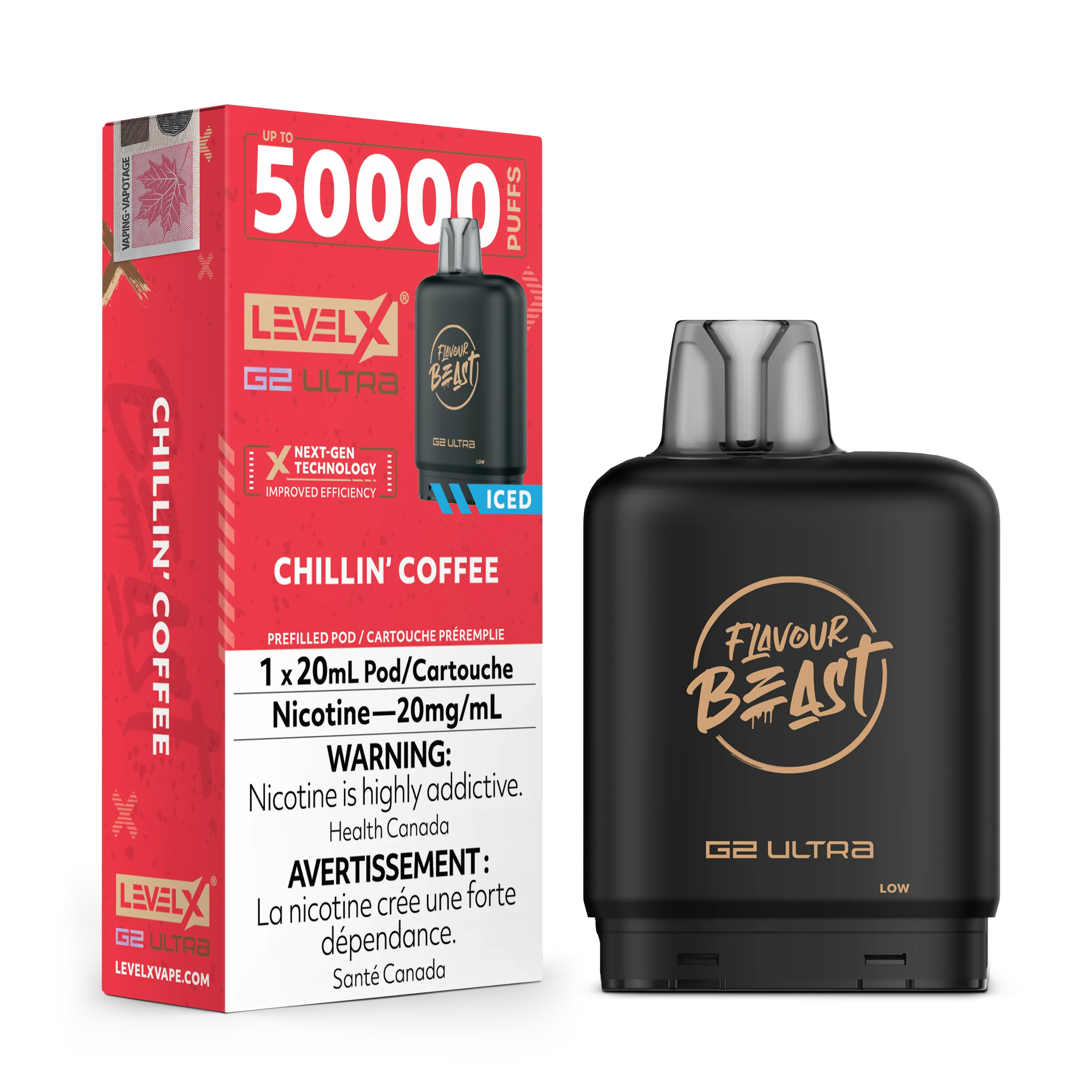 Chillin’ Coffee Iced by Level X Flavour Beast G2 Ultra 50K
