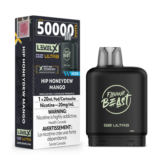Hip Honeydew Mango Iced by Level X Flavour Beast G2 Ultra 50K