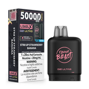 STR8 UP Fraise Banane Glacée par Level X Flavour Beast G2 Ultra 50K