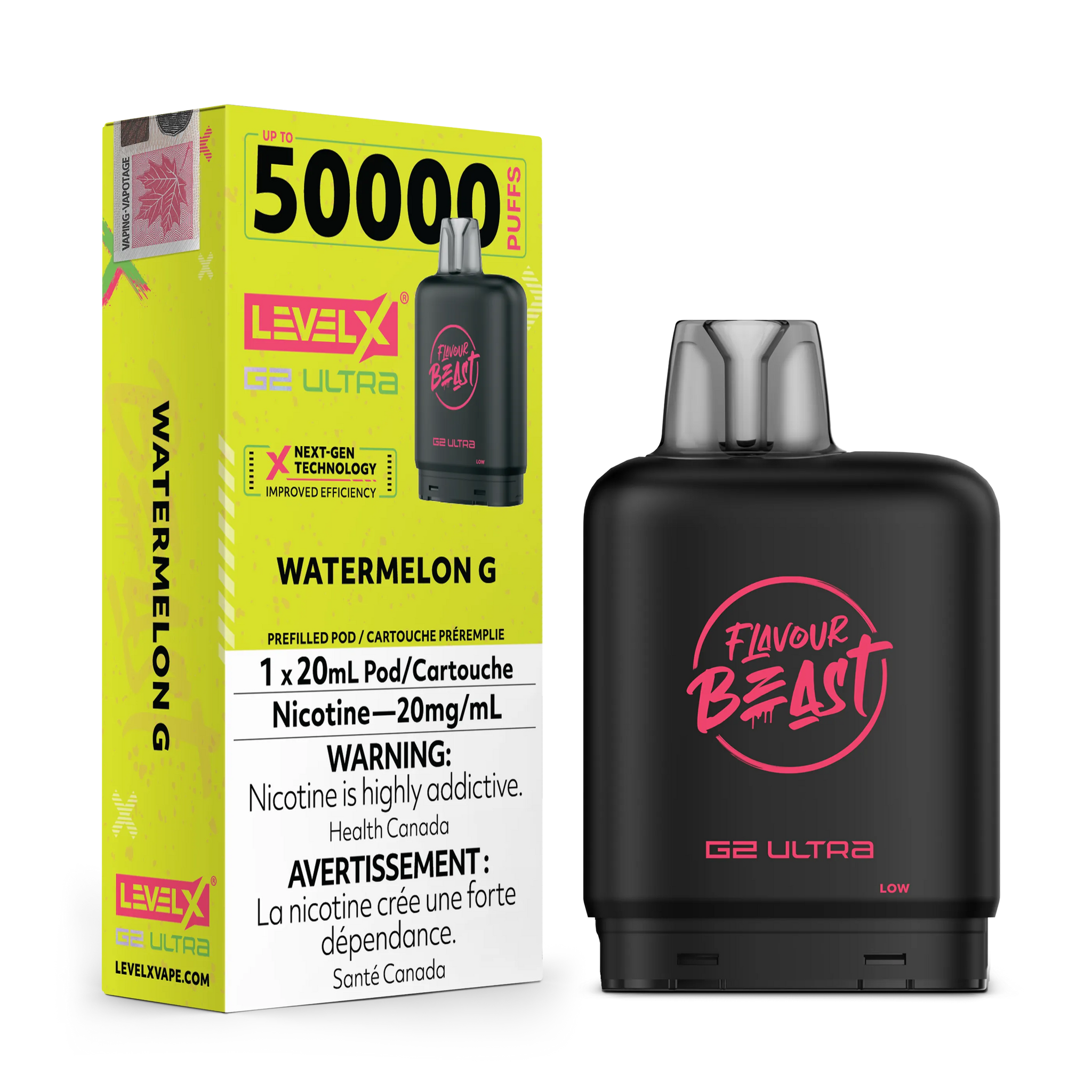 Watermelon G by Level X Flavour Beast G2 Ultra 50K