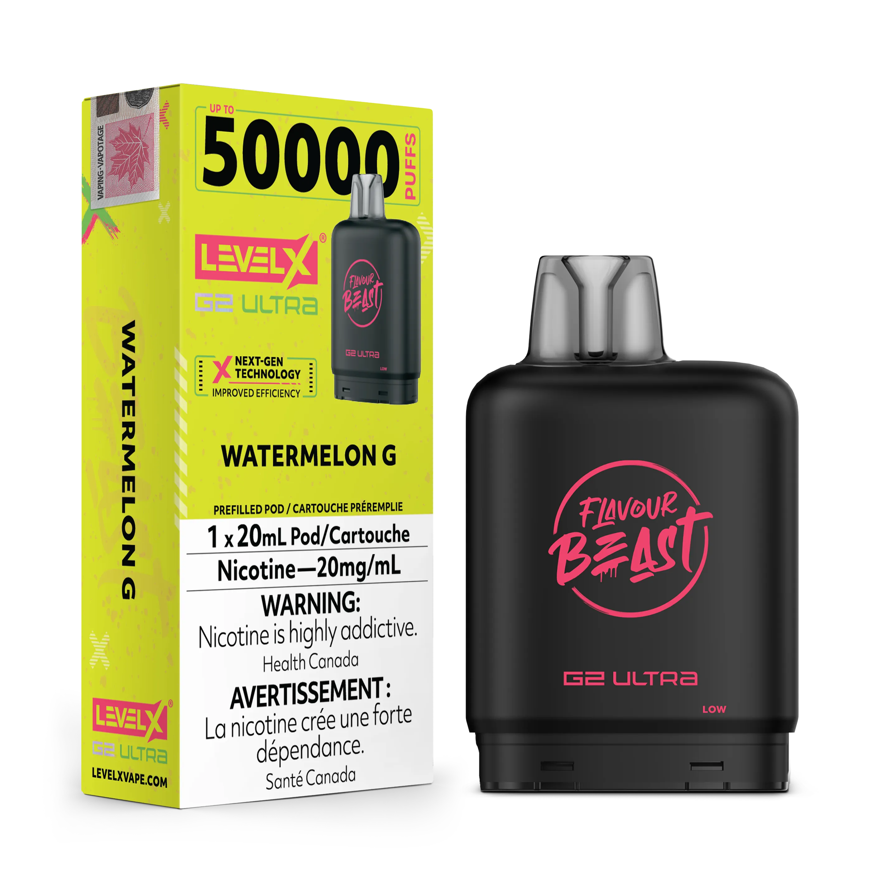 Watermelon G by Level X Flavour Beast G2 Ultra 50K