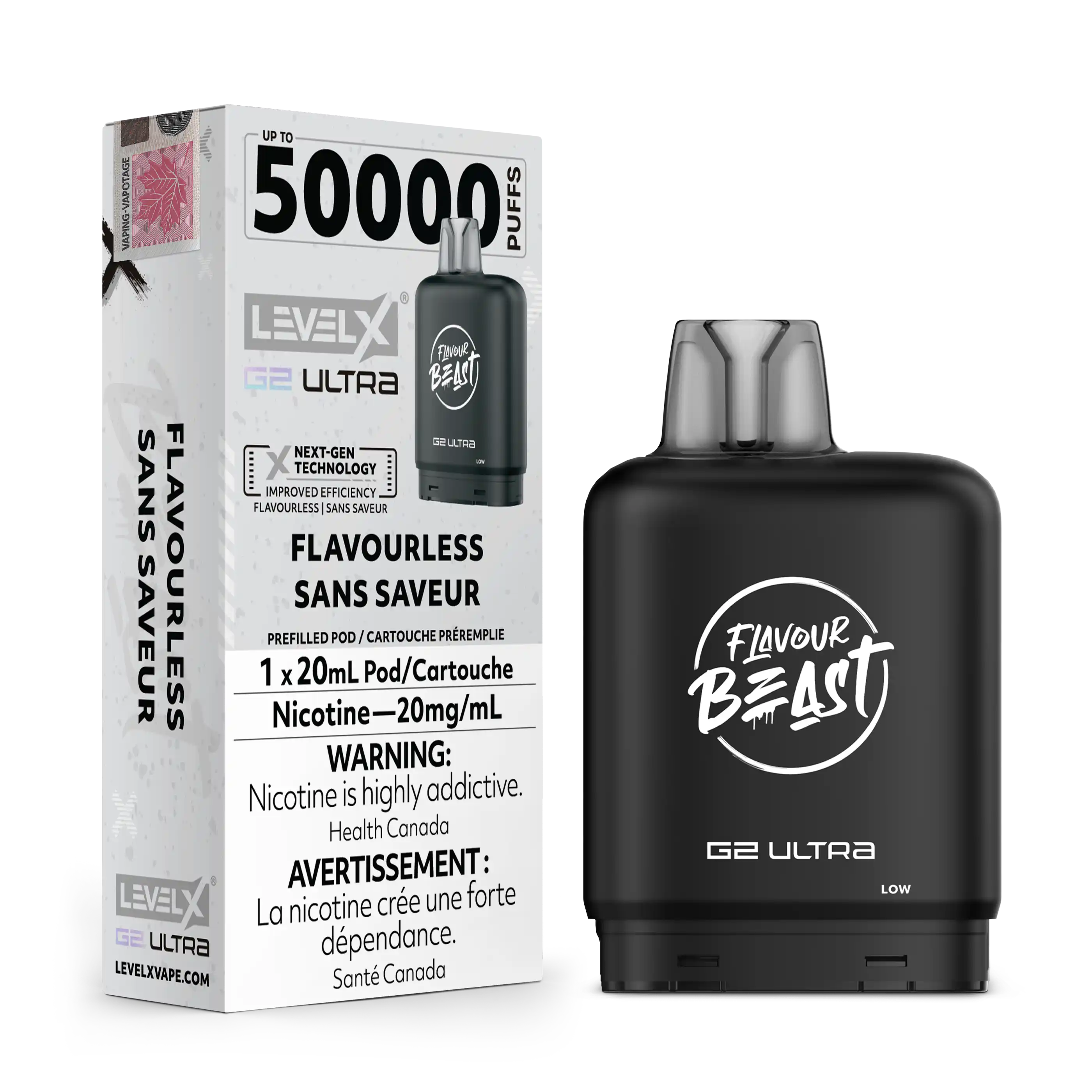 Flavourless by Level X Flavour Beast G2 Ultra 50K