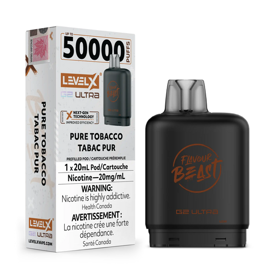 Pure Tobacco by Level X Flavour Beast G2 Ultra 50K