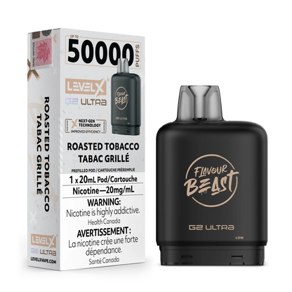 Roasted Tobacco by Level X Flavour Beast G2 Ultra 50K