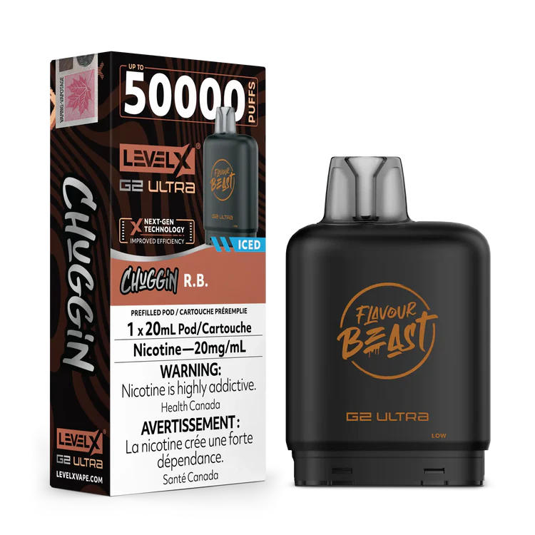 R.B. Iced Chuggin by Level X Flavour Beast G2 Ultra 50K