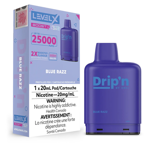 Blue Razz by Level X Drip'n G2 Boost 25K