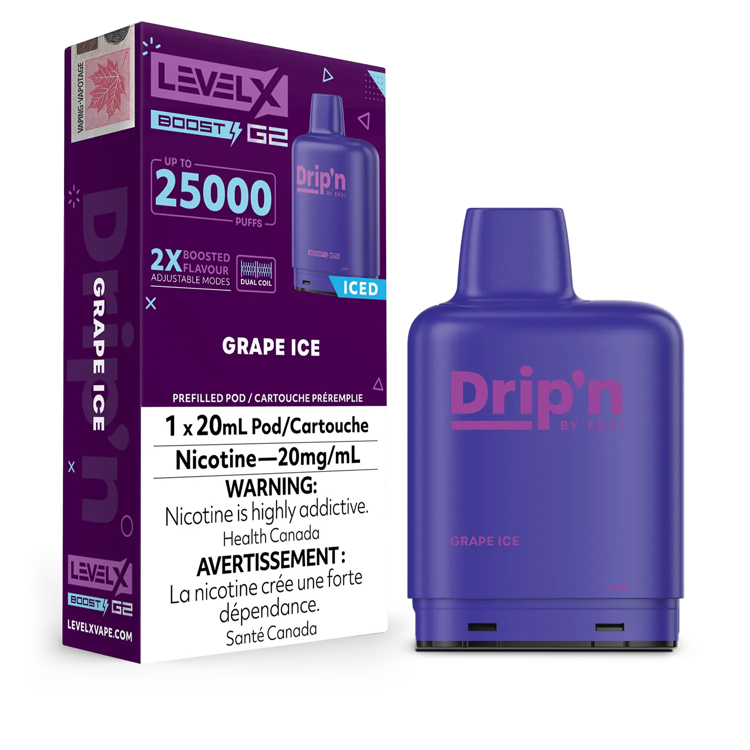 Grape Ice by Level X Drip'n G2 Boost 25K