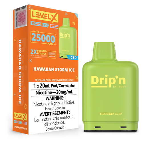 Hawaiian Storm Ice by Level X Drip'n G2 Boost 25K