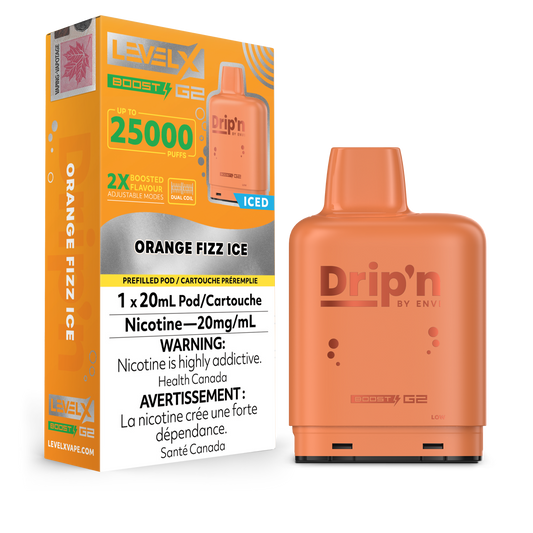 Orange Fizz by Level X Drip'n G2 Boost 25K