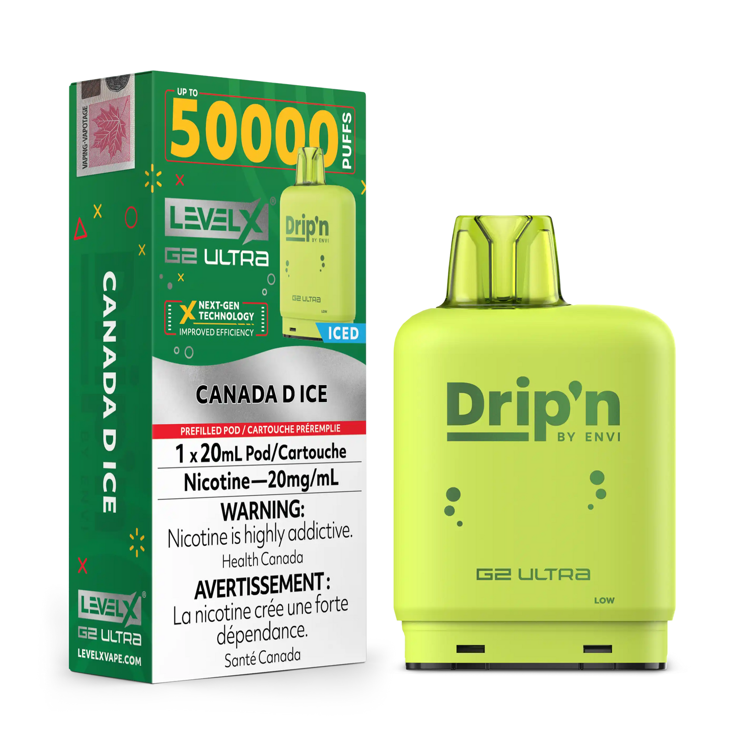 Canada D Ice by Level X Drip'n G2 Ultra 50K