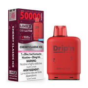 Cerise Classique Glacée par Level X Drip'n G2 Ultra 50K