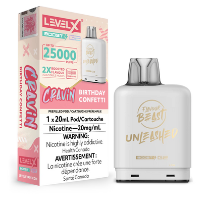 Birthday Confetti Flavour Beast Boost G2 Unleashed Pods 25K