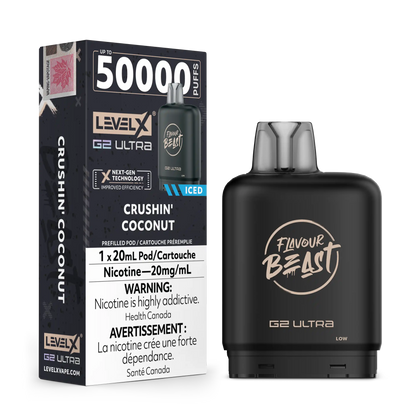 Crushin Coconut by Level X Flavour Beast G2 Ultra 50K