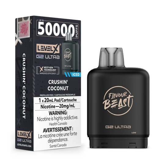 Crushin Coconut by Level X Flavour Beast G2 Ultra 50K