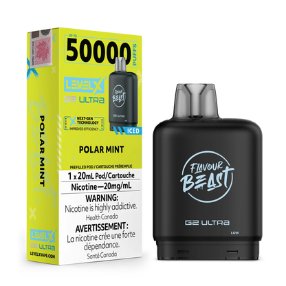 Polar Mint by Level X Flavour Beast G2 Ultra 50K