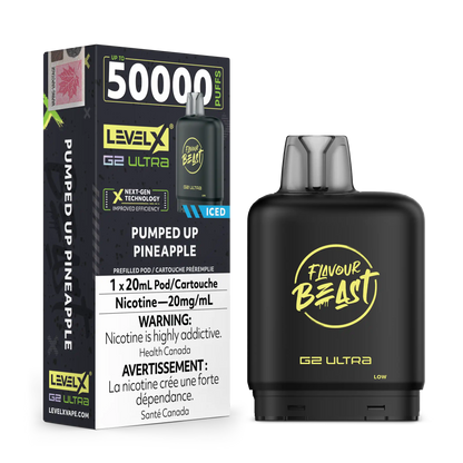 Pumped Up Pineapple by Level X Flavour Beast G2 Ultra 50K