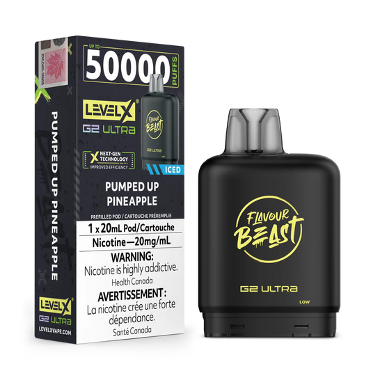 Pumped Up Pineapple by Level X Flavour Beast G2 Ultra 50K
