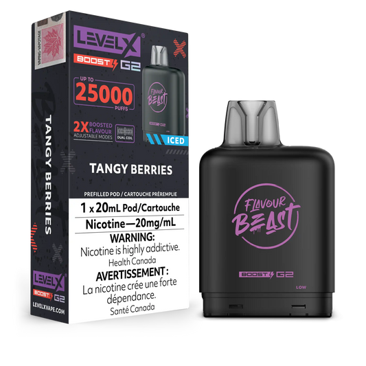 Tangy Berries Flavour Beast Boost G2 Pods 25K
