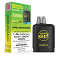 Super Sour Lemon (Iced) Flavour Beast Boost G2 Pods 25K