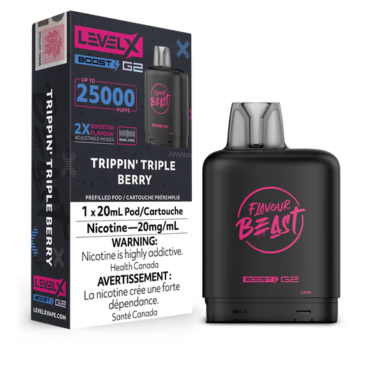Trippin' Triple Berry Flavour Beast Boost G2 Pods 25K