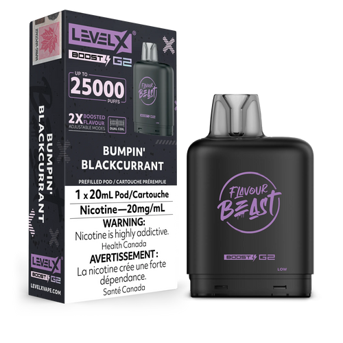 Bumpin' Blackcurrant Iced Flavour Beast Boost G2 Pods 25K