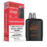Loco Cocoa Latte Iced Flavour Beast Boost G2 Pods 25K