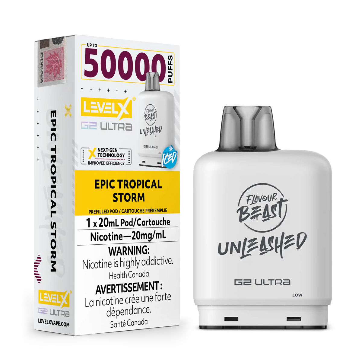 Epic Tropical Storm by Level X Flavour Beast Unleashed G2 Ultra 50K