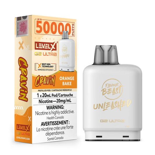 Cravin' Orange Bake by Level X Flavour Beast Unleashed G2 Ultra 50K