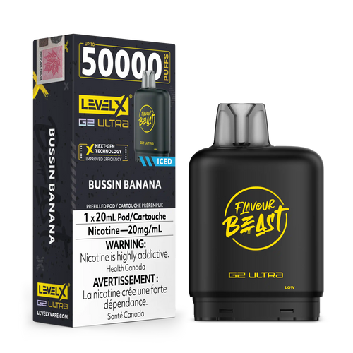 Bussin Banana by Level X Flavour Beast G2 Ultra 50K