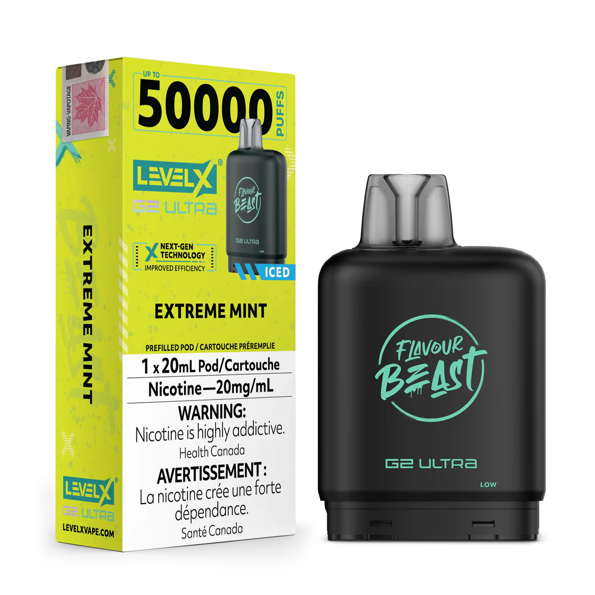 Extreme Mint by Level X Flavour Beast G2 Ultra 50K