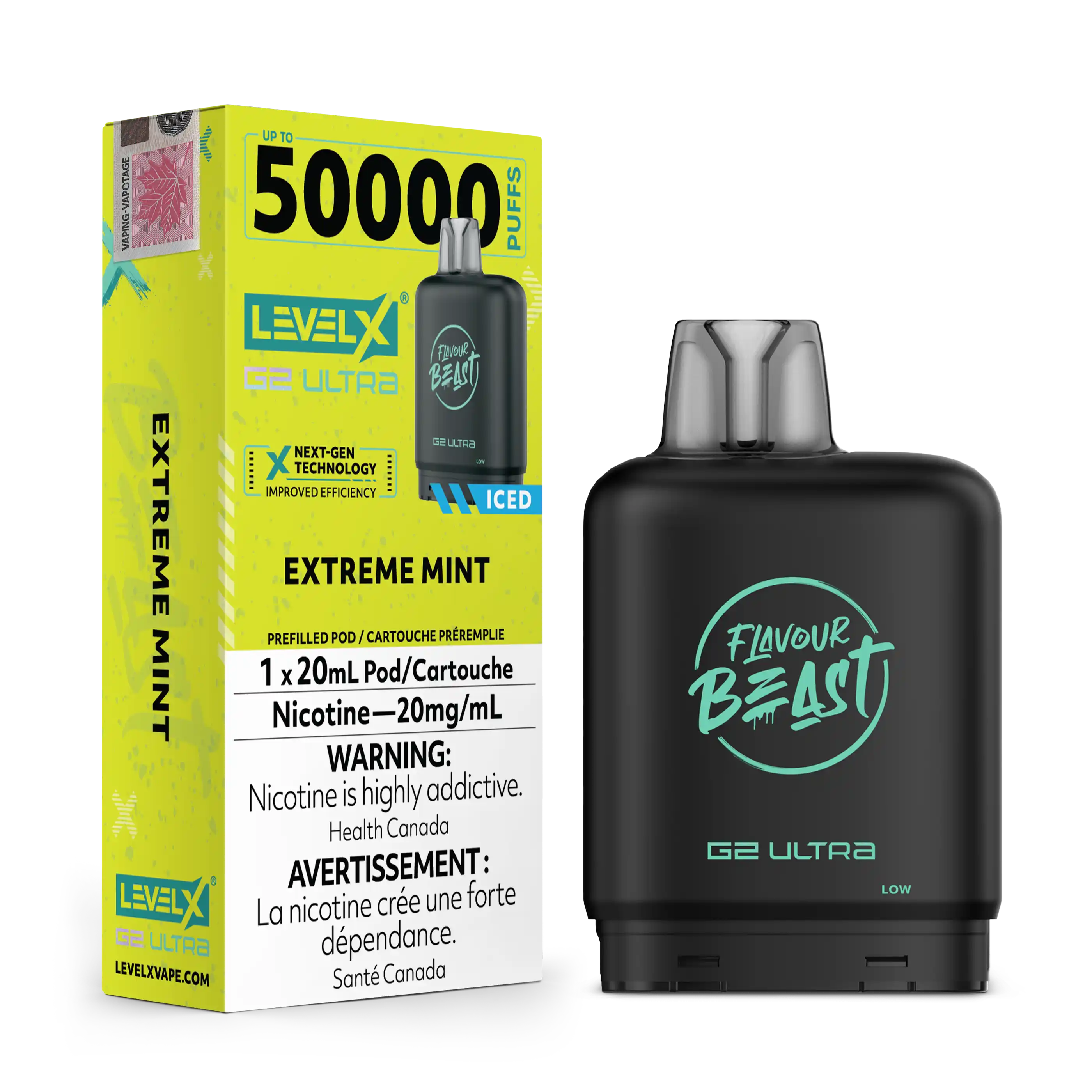 Extreme Mint by Level X Flavour Beast G2 Ultra 50K